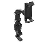 GOOHOCHY Guitar Phone Mount Clip for Live Broadcast and Video Recording Adjustable Music Holder Compatible with Acoustic Guitar Bass Ukulele Secure Smartphone Stand for Music and Tabs Black