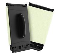 GOOHOCHY Guitar String Cleaner Cloths Effortless Cleaning for Guitar Strings on The Go for Fretboard Cleaning 2pcs Black Fibre Cloth and Plastic Tool