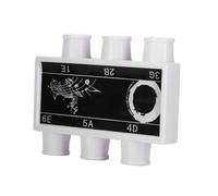 GOOHOCHY Guitar Tuner Six-hole Tuning Flute Compact Instrument Tool Multiple Modes for Convenient Acoustic Guitar Use Random Color