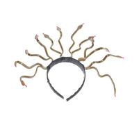 GOOHOCHY Halloween Medusa Snake Headband Cosplay Prop for Women and Creative Egyptian Queen Headdress Hair Decor for Costume Parties Carnivals and Halloween Celebrations