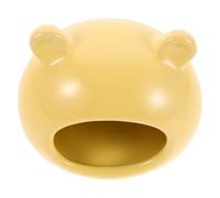 GOOHOCHY Hamster Ceramic Hide Designed a Unique Animal Shaped Cave Made of Ceramic Material, a Summer Hamster Cooling House and Small Pet Hideout House that Reduces External