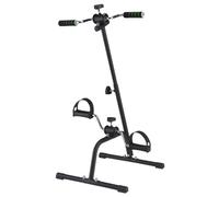 GOOHOCHY Hand and Foot Rehabilitation Exercise Bike with Non-slip Handrail for Elderly Home Fitness Mini Cycling Stepper for Coordinated Upper and Lower Limb Training Easy Assembly Black