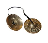 GOOHOCHY Handcrafted Tibetan Bells Tingsha Meditation Chimes Small for Meditation Yoga