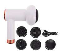 GOOHOCHY Handheld Deep Tissue Neck Shoulder Massager for Home Gym Travel Cordless Electric Body Sculpting Machine with Fat Reduction and Muscle Tension Relief Functions White