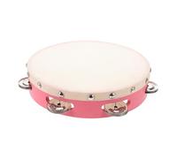 GOOHOCHY Handheld Tambourine Music Instrument for Easy to Use Percussion for Dance Exams Performances Develops Music Interest Skills