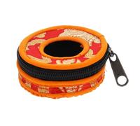 GOOHOCHY Handmade Embroidered Silk Cymbals Bell Holder Box 7.5cm Small Storage Bag for Meditation Yoga Buddhist Bell Case from Nepal