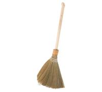 GOOHOCHY Handwoven Natural Corn Whisk Broom with Soft Bristles and Detachable Wooden Handle for Indoor Floor Cleaning in Home Kitchen Lobby and Garden Traditional Vietnamese Sweeping Tool