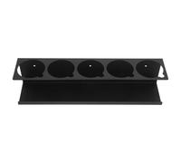 GOOHOCHY Heavy Duty Cast Iron Spray Can Holder Storage Rack with 3-inch Hole Diameter, High Capacity and Space-saving Wall Mounted Organizer for Garage and Workshop Aerosol Can Storage