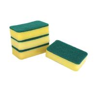 GOOHOCHY High-Density Kitchen Cleaning Sponges 12pcs Set 11x7x3cm Scouring Pads Non-Scratch Dishwashing Cloths for Household and