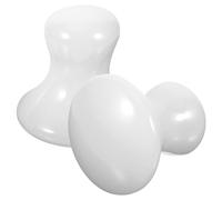 GOOHOCHY Jade Facial Massaging Boards 2Pcs Mushroom-Shaped Scraping Tools for Face and Body Lymphatic Massage