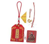 GOOHOCHY Japanese Omamori Amulet Set Tai Sui Amulet for Snake Year Blessing Luck Charms Decorative Pouch for Health Wealth and Success