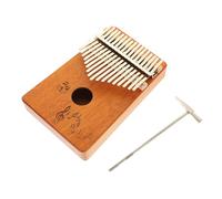 GOOHOCHY Kalimba Thumb Piano 17-tone Instrument Portable Keys Easy to Play Durable Material Great for All Ages