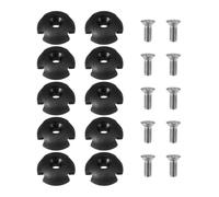 GOOHOCHY Kayaking Buckle for Canoe and Boat, Small Black Plastic Pull Buckle Replacement Clip for Rope and Cord, Easy to Store Kayak Accessory for Water Sports