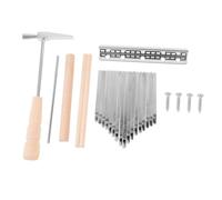 GOOHOCHY Key Kalimba Diy Accessories Thumb Piano Kit Keys Saddles Tuning for Boys and Girls Music