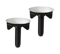 GOOHOCHY Kitchen Faucet Hole Cover Tap Hole Stopper Stainless Steel 2 Pcs Easy to Clean Function Black Finish for Sink