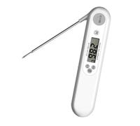 GOOHOCHY Kitchen Food Thermometer Probe Accurate Bbq Meat Thermometer with Screen for Easy Reading for Cooking Beef Chicken Pork and Fish and Break Resistant Design