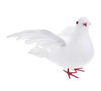 GOOHOCHY Large Pigeon Birds Realistic Artificial Decor for Weddings Home Decoration and Seasonal Displays Vivid Craftsmanship for Engagements and Graduations
