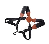 GOOHOCHY Leather Saxophone Fixing Strap Saxophone Shoulder Strap Boys and Girls to Adults Easy Fit Stylish