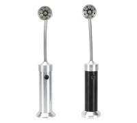 GOOHOCHY LED Barbecue Grill Light Portable Multi-Purpose BBQ Lamp with Magnetic Base 2 Pcs Flexible Neck and Aluminium Alloy Body for Outdoor Camping and Reading