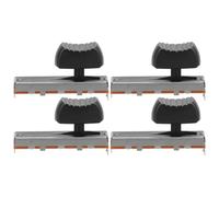 GOOHOCHY Linear Slide Potentiometers with Reliable and Precise Sound Adjustment 45mm 4pcs Metal Electronic Potentiometer Pack for Mixers and Volume Controls