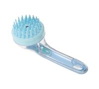 GOOHOCHY Liquid Bath Brush with Precise Liquid Dispensing, Lightweight Shower Brush for Hair Cleaning and Exfoliating at Home or Travel