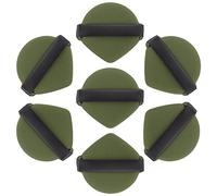 GOOHOCHY Loose Powder Makeup 7Pcs Double-Sided Soft Sponges Water-Activated Puff for Facial and Body Powder Application