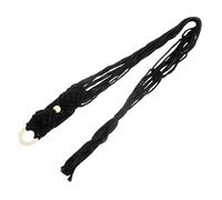GOOHOCHY Macrame Guitar Hanger Wall Mount Handwoven Ukulele Hanger Decorative Wall Storage Bag