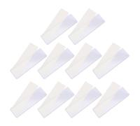GOOHOCHY Magnetic Sign Holder 10pcs PVC Label Holders White Backing for Office Organization Warehouse Shelf Cards Waterproof Sleeves