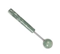 GOOHOCHY Manual Massage Hammer Jade Massaging Accessory Back Scratcher Easy to Hold Knock Painful Parts for Body Face Massage Personal and Random Color