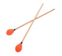 GOOHOCHY Maple Wood Handle Marimba Mallets with Yarn Heads Percussion Drum Sticks for Xylophone and Glockenspiel Durable Soft Yarn Wrapping for Sound Suitable for Students and Professionals