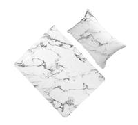 GOOHOCHY Marbled Leather Nail Arm Rest with Soft Hand Pillow and Nail Table Mat for Professional Salon and Home Manicure Comfortable Breathable Cushion