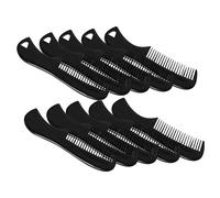 GOOHOCHY Men'S Beard and Hair Styling Combs 10Pcs Pocket Size Grooming Tools with Fine and Wide Teeth for Travel Use
