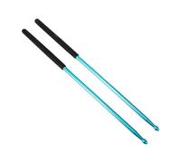 GOOHOCHY Metal Drum Sticks Alloy Percussion Instrument Stick for Performance Drumming Practice and Jazz Music Blue