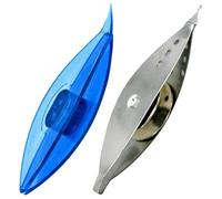 GOOHOCHY Metal Knitting Shuttle 2pcs Plastic Multifunctional Tatting Tools Suitable for Knitters Making Scarves
