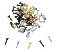 GOOHOCHY Metal Pickguard Screws 150pcs Set for Electric Bass Guitars Easy Storage Box Included