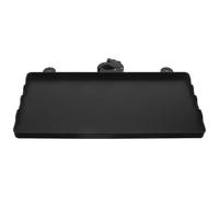 GOOHOCHY Mic Stand Clamp Music Sheet Tray Black Plastic Metal Extended Design for Piano Instruments Home Music Stand Setups Concert