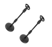 GOOHOCHY Microphone Mount Weighted Disc Desktop Microphone Stand 2pcs Black Abs Material Heavy Duty Carry Hands-free Use for Meeting and Public Place