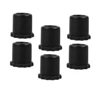 GOOHOCHY Microphone Protective Covers 6pcs Silicone Bottom Rod Sleeves Non-slip Mic Holders for News Interviews Ktv Wireless Mic