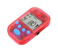 GOOHOCHY Mini Digital Metronome for Guitar Piano Violin, Red Compact Beat Metronome 11.8x7.8x2.5cm, Portable Electronic Rhythm Trainer for Musicians and Beginners