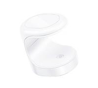 GOOHOCHY Mini Nail Lamp White Abs Quick Drying Lamp for Nail Art with Even Heat and No Hand Tanning USB Powered for Manicure