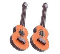 GOOHOCHY Miniature Wooden Violin Models Not Easy to Break Or Deform 2pcs Realistic Reproduction and for Doll House Decor for Mini House Scene Adornment Doll Decor Supply