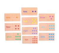 GOOHOCHY Montessori Number and Shape Learning for Early Education Math Puzzle Board for Number Recognition Sequencing and Fine Motor Skill Development Cognitive Preschool Teaching Aid for