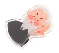 GOOHOCHY Musician Shaped Piano Sheet Music Clip Plastic Music Score Holder Clamp for Guitar Violin Guzheng Book Secure Page Marker with Cartoon Note Design for Practice and Performance