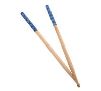GOOHOCHY Natural Wood Drumsticks Slip Grip Professional Boys and Girls Drumstick for Practice Performance Wood