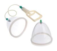 GOOHOCHY Negative Pressure Cupping Set 2pcs Large Vacuum Cups for Body Massage Dry Cupping Therapy for Wind-Dampness