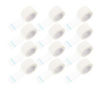 GOOHOCHY Non-Woven Paper Pressure Tape 12 Rolls 2.5Cm X 9.14M Breathable Adhesive Tape for Dressing Fixation in Hospitals
