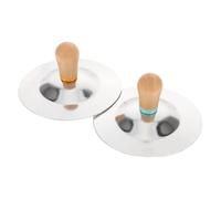 GOOHOCHY Percussion Instruments with Handle for Group Music Activities Zills for Dance and Performance Enhance Teamwork and Musical Growth