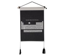 GOOHOCHY Periodic Table of Elements Poster Laminated Chemistry Chart for Classroom Wall Art Science Poster Polyester Frameless Decorations Child