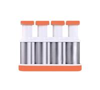 GOOHOCHY Piano Finger Exerciser for Strength and Mobility, Orange Plastic Finger Strengthener Trainer for Musicians and Athletes, for Sitting at Desk or Office Waiting Room Use