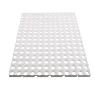 GOOHOCHY Plastic Rabbit Cage Mat with Holes, PP White Foot Rest | 16.9 X 12.6x0.7 Inch Size, for Indoor or Outdoor Use, Fits Guinea Pig and Rabbit Cage Panels